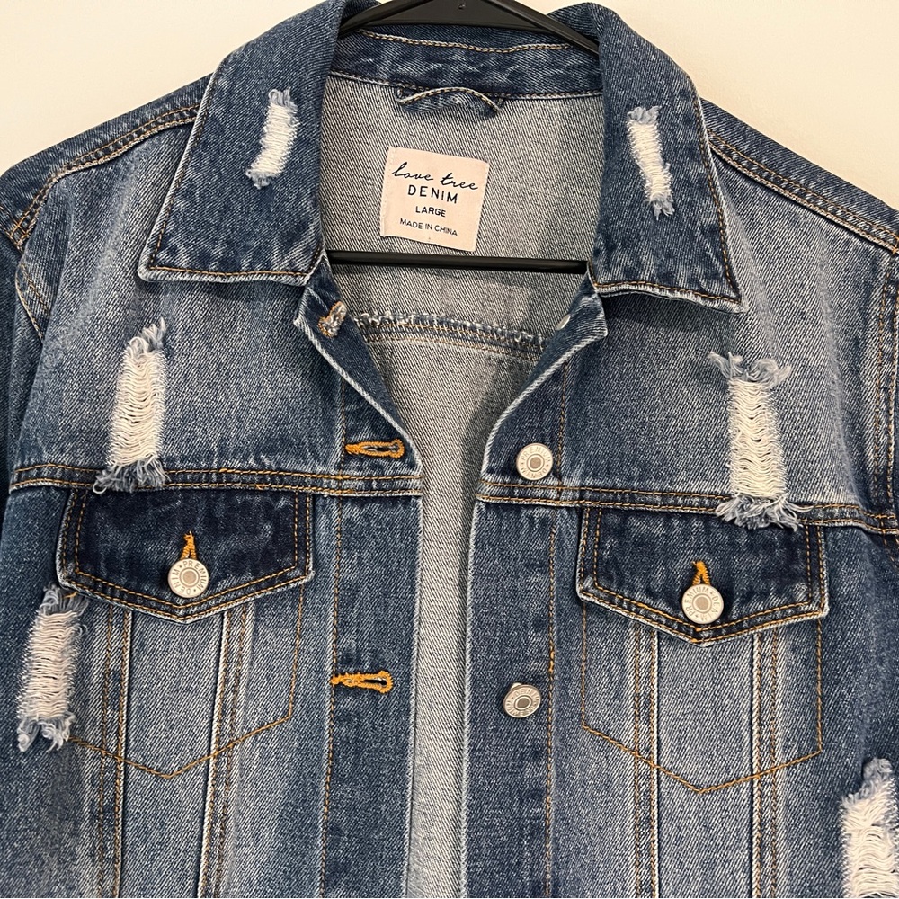 Love Tree Denim Jacket - Picture 3 of 4